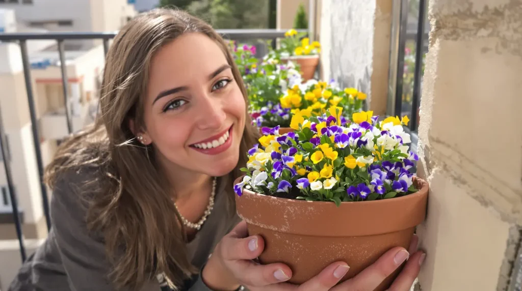 Cette mini fleur en pot attire les papillons et pousse vite : la plante parfaite pour transformer un petit balcon